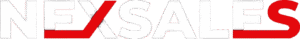 nexsales logo white png